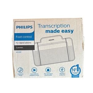 Philips ACC2320 3-Pedal Foot Control for Digital Systems